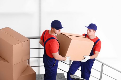 Risk assessment being reviewed before a property move begins