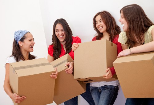 Careful packing and loading for a moving truck in Teddington