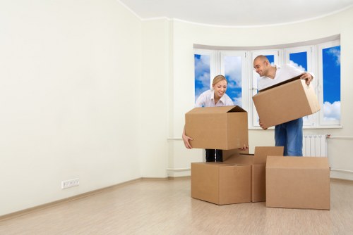 Commercial moving team planning an office relocation in Teddington