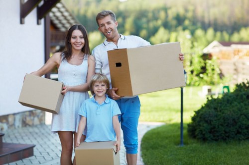 Experienced movers organizing a secure relocation process in Teddington
