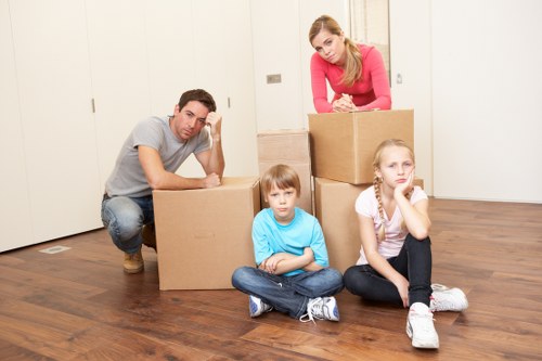 Carefully prepared furniture and boxes for removal truck hire