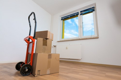 Office furniture and IT systems prepared for relocation in Teddington