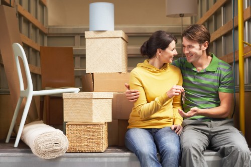 Customer confirming a house move booking and service details